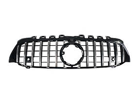Решітка радіатора Chrome Black ( з міцем під камеру ) GT на мерседес A-клас W177 2018-2022 року