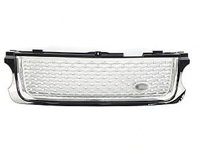 Решітка радіатора + жабра на Land Rover Range Rover Vogue L322 2010-2013 року, фото 2