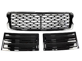 Решітка радіатора + жабра на Land Rover Range Rover Vogue L405 2013-2017 року
