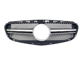 Решітка радіатора Silver Matte AMG на мерседес E-клас W212 2013-2016 року