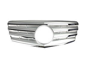 Решітка радіатора Silver CL на мерседес E-клас W211 2007-2009 року