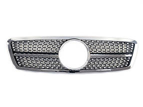 Решітка радіатора Silver Diamond на мерседес C-клас W203 2000-2007 року