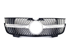 Решітка радіатора Silver Diamond на мерседес GL-клас X164 2006-2009 року