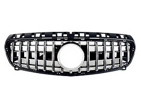 Решітка радіатора Chrome Black GT на мерседес A-клас W176 2012-2015 року