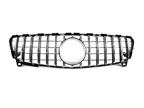 Решітка радіатора Chrome Black GT на мерседес A-клас W176 2016-2018 року