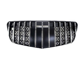 Решітка радіатора Chrome Black GT на мерседес E-клас W211 2007-2009 року