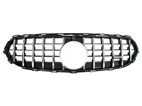 Решітка радіатора Chrome Black CLASSIC GT на мерседес E-клас W213 2020-2023 року