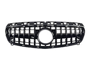 Решітка радіатора Full Black GT на мерседес A-клас W176 2012-2015 року