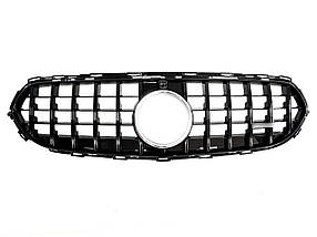 Решітка радіатора Full Black CLASSIC GT на мерседес E-клас W213 2020-2023 року