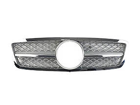 Решітка радіатора Silver SL на мерседес C-клас W203 2000-2007 року