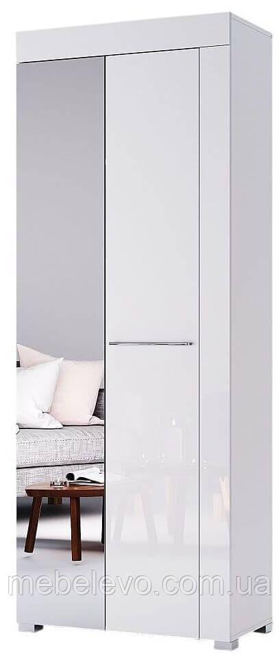 Шафа Аманда / Amanda 2Д 1950х750х380мм білий глянець Миро-Марк