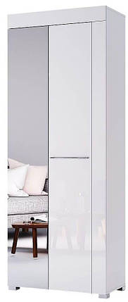 Шафа Аманда / Amanda 2Д 1950х750х380мм білий глянець Миро-Марк, фото 1