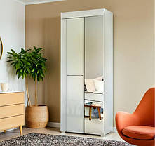 Шафа Аманда / Amanda 2Д 1950х750х380мм білий глянець Миро-Марк, фото 2