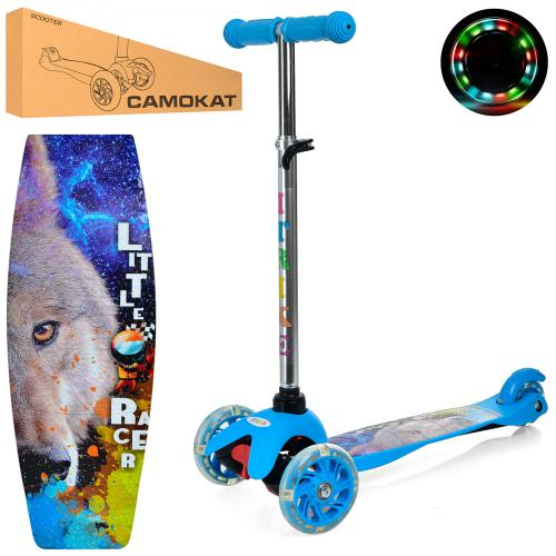 Самокат триколісний iTrike MINI BB 3-040-BL3 Синій