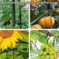 Кліпси садові маленькі для підв'язки та фіксації рослин, для томатів 4х3см 20шт 29301, фото 3