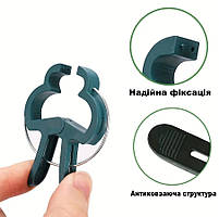 Кліпси садові маленькі для підв'язки та фіксації рослин, для томатів 4х3см 20шт 29301, фото 9