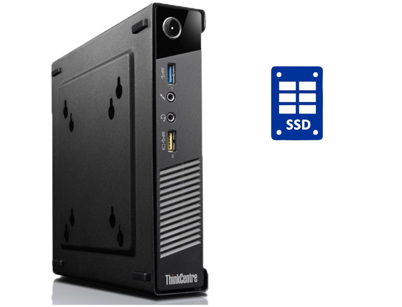 Неттоп Lenovo ThinkCentre M73 Tiny USFF/ Core i3-4130/ 8 GB RAM/ 240 GB SSD/ HD 4400