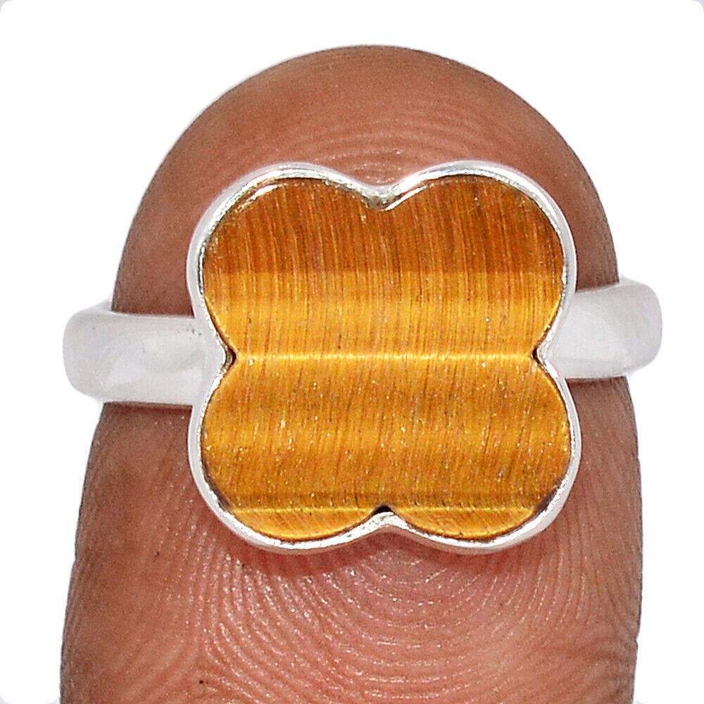 Тигрове око срібна каблучка, 2512КТ