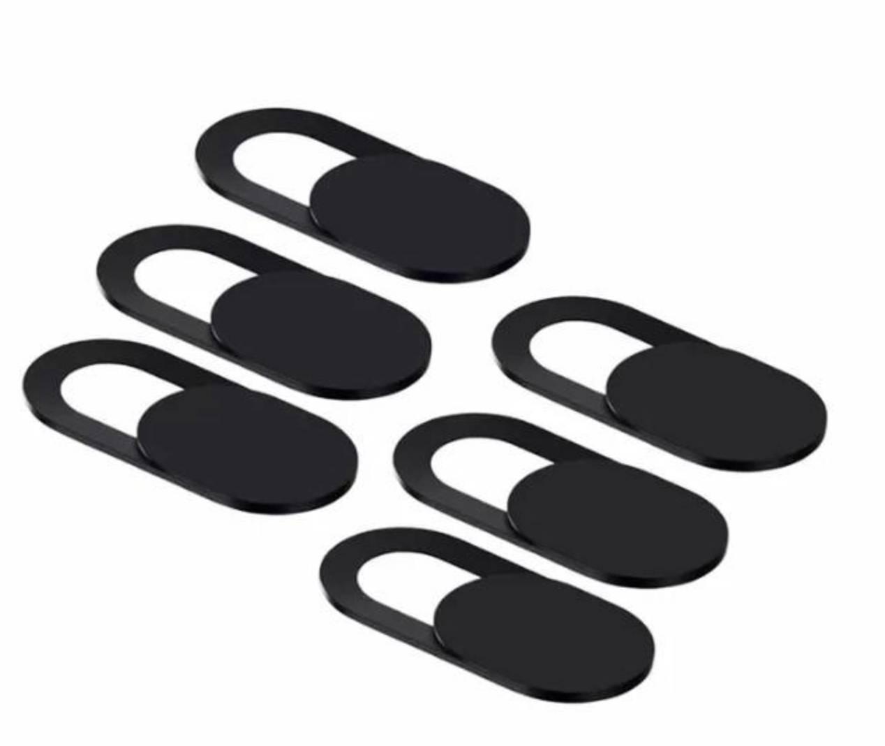 Шторка для вебкамери No Brand Anonimaizer захисна для камери смартфона/планшета/Новатбуку 6 шт Чорна