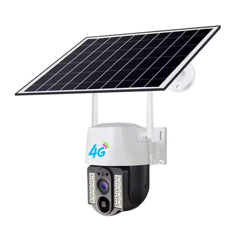 Автономна вулична 4G камера відеоспостереження поворотна PTZ із сонячною панеллю Nectronix VC3-G, V380 pro, фото 1