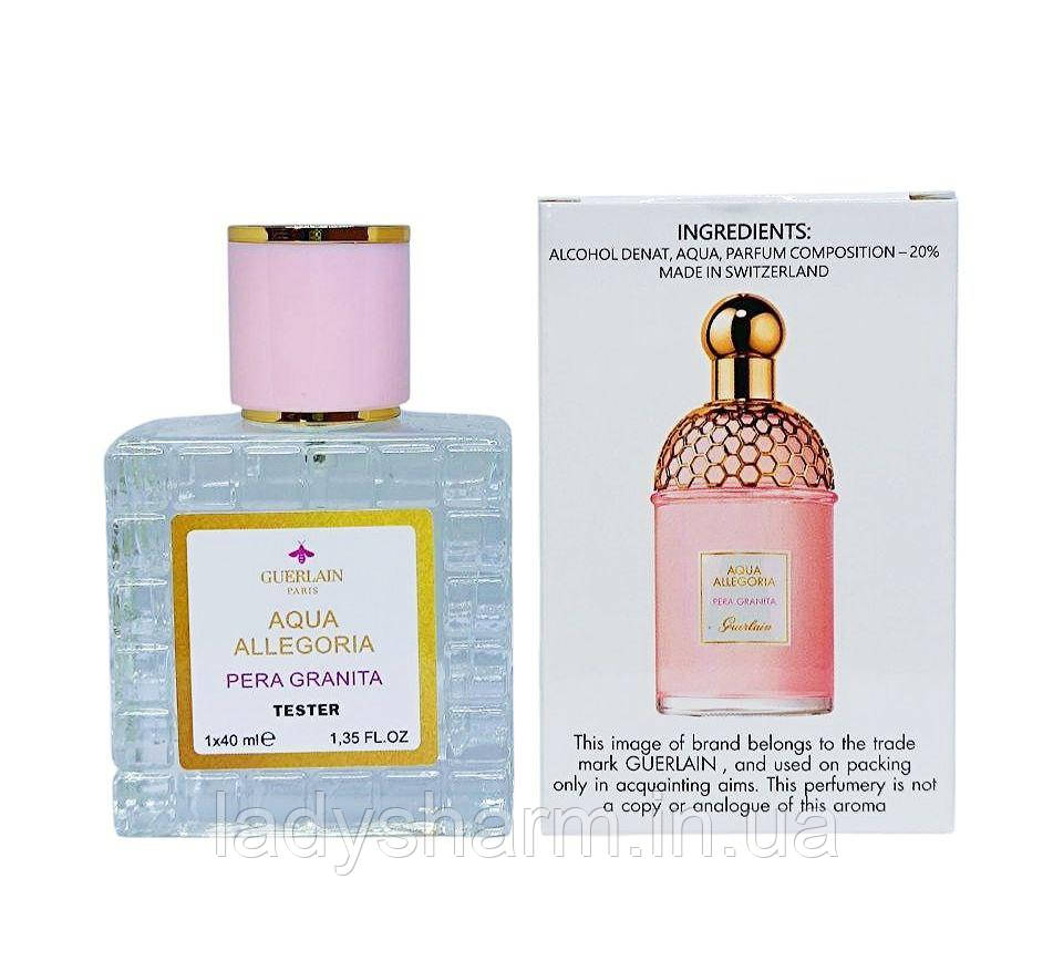 Tester Guerlain Aqua Allegoria Pera Granita 40 ml (Аква Алегорія Пера Граніта), жіночий, фото 1