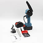 Акумуляторна пила + 2 акумулятори 48В в кейсі / Пила для саду / Ланцюгова міні пила, фото 9