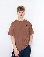 Футболка "Оверсайз" оптом PO-2512 Puma коричневий