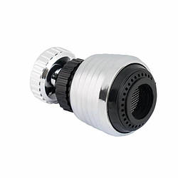 Аератор для змішувача Lidz Repair 02410, хромований, артикул SD00035222, ABS пластик, знижує шум і витрату води.