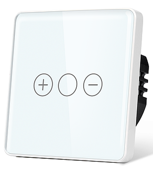 Сенсорний димер c WiFi + BLE 1DAL | Скляний світлорегулятор 1 канал, Білий (G86D-DR.WF.WT)