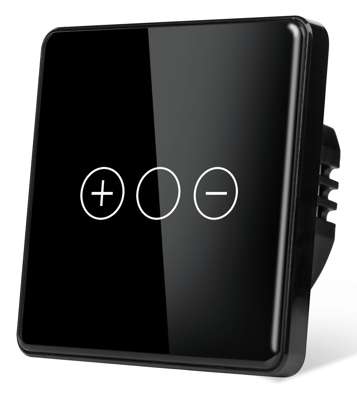 Сенсорний димер c WiFi + BLE 1DAL | Скляний світлорегулятор 1 канал, Чорний (G86D-DR.WF.BL)