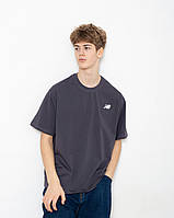 Футболка "Оверсайз" оптом NBO-2514 New Balance фуме