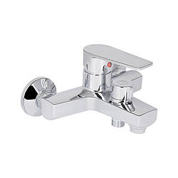 Смеситель для ванни Brinex 35C 006N, артикул SD00051002, ABS пластик, хромована поверхня, настінний монтаж.