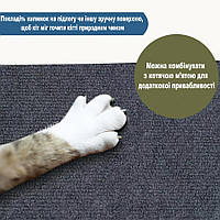 Килимки кігтеточки для захисту меблів від подряпин котів. Кігтеточка на кут меблів для котів бежева 30х100см, фото 5