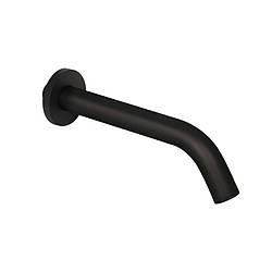 Излив Qtap Vytok 200 мм, округлий, чорний матовий, артикул SD00052055, нержавіюча сталь, прихований монтаж.