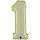 Цифра "1" фольгована, фото 2