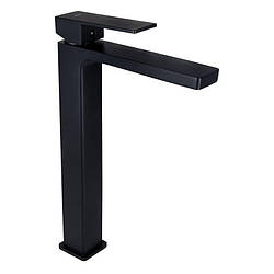 Смеситель для раковини Qtap Gemini високий QTGEM269BLM45678, чорний матовий, артикул SD00051802