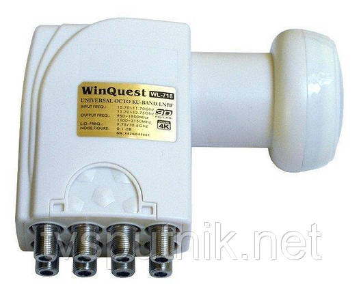 Супутниковий конвертор Winquest WL-718 Octo (8 виходів), фото 1