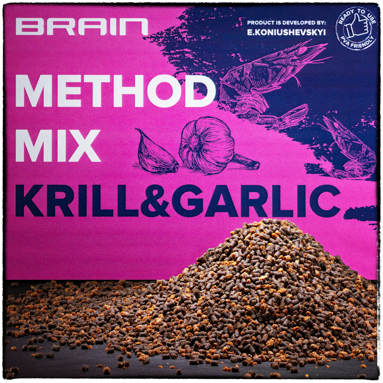 Метод мікс BRAIN Krill & Garlic (криль+чеснок)