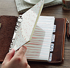 Розділювачі листів для блокнотів, планерів на кільцях А6 5шт RZL027, фото 6