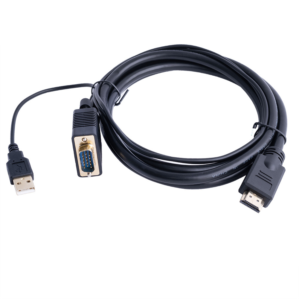 Кабель перехідник HDMI у VGA 1,5М LJ