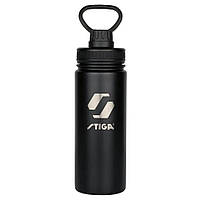 Термопляшка для води сталева спортивна Stiga Water Bottle Steel Black 550ml (2905-0101-55) 931287