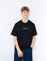 Футболка "Оверсайз" оптом BRO-2517 Brooklyn чорний+c