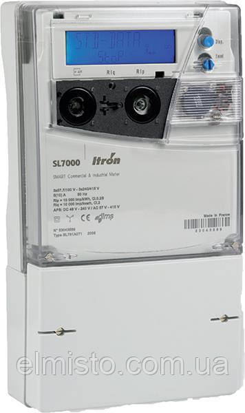 Електролічильник ITRON SL 7000 (SL761X081) Smart 3ф.5(10)А кл.0,5S, A±,R± (генерація), багатофункціональний, фото 1