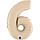 Цифра "6" фольгована, фото 7