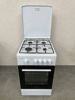 Плита газова з газовою духовкою Grunhelm G4FM5611W (Біла)