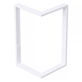 Опора для столу з металу 566×325 мм, H 730 мм 1 шт Білий