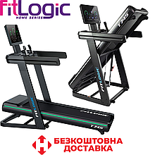 Бігова доріжка складна для дому електрична бігова доріжка для схуднення FitLogic T745 навантаження 120 кг