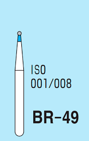 Стоматологічний бор BR-49 форма "кулька", Sharp