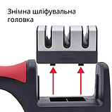 Точилка Sharpener RS-168 для ножів 3 рівні заточування, фото 3