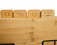 Бамбукові кухонні дошки 4 шт. Ruhhy 19338, фото 5